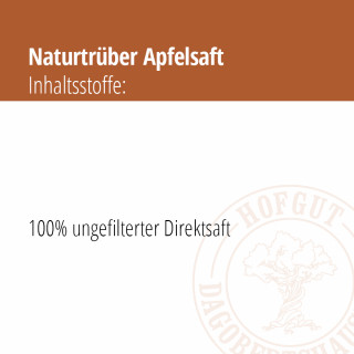 Naturtrüber Apfelsaft Inhaltsangaben