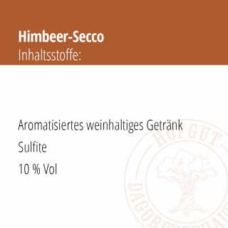 Himbeer-Secco Inhaltsangaben
