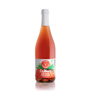 Alkoholfreier Erdbeer-Secco